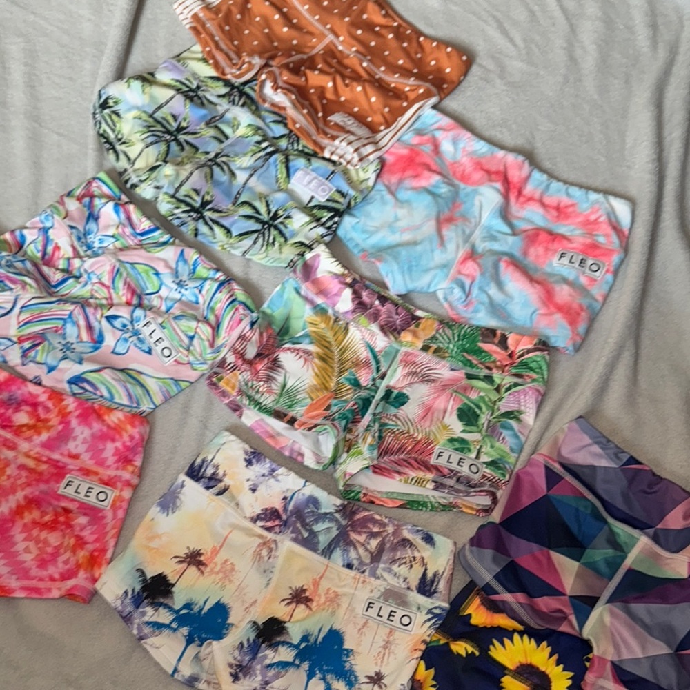 Colorful FLEO Athletic Shorts Collection